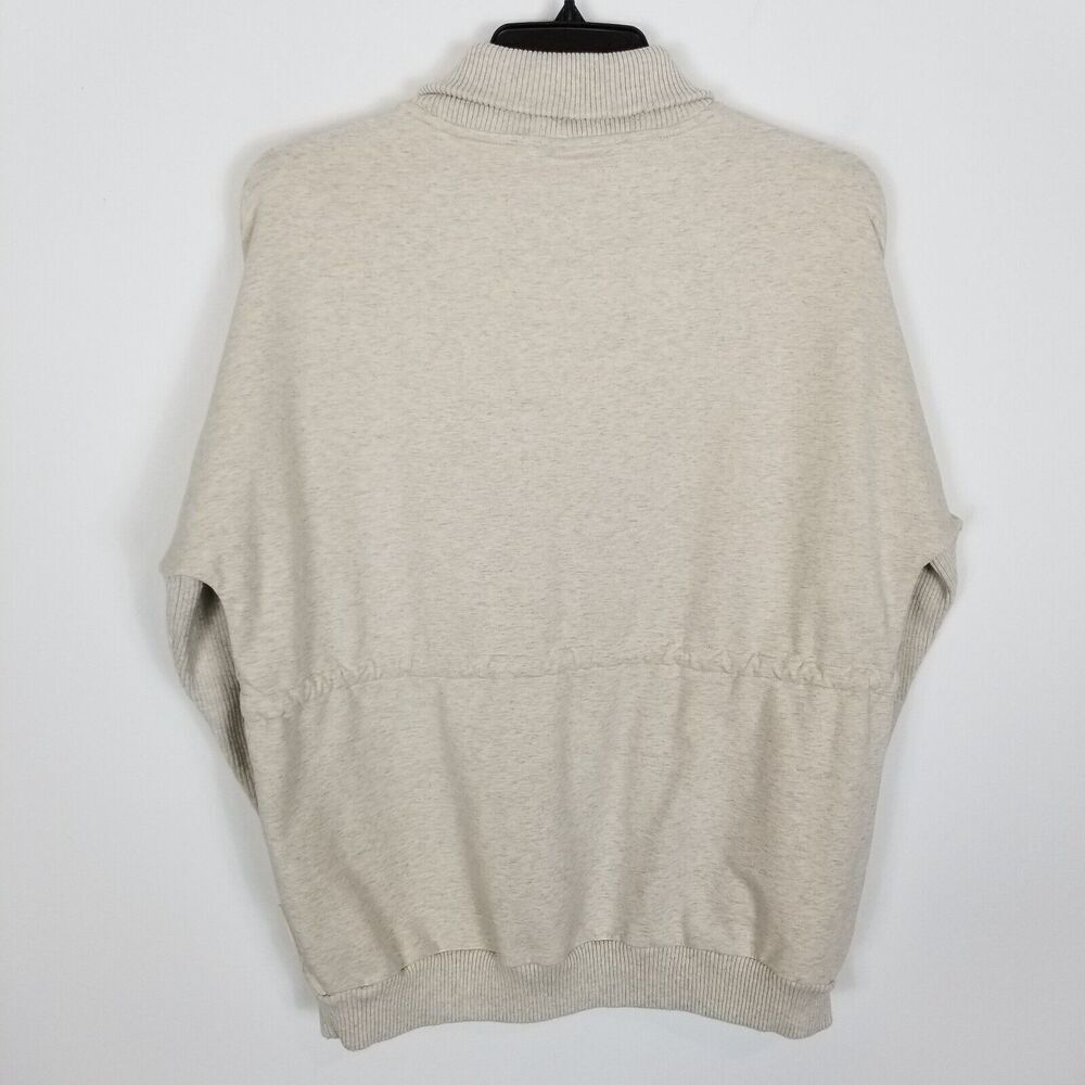 Varley Women Adelaine Pullover Sweatshirt Sz S Oatmeal Drawstring Waist Casual - Picture 4 of 6